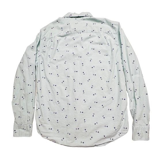 American Eagle Outfitters Other - American Eagle Shirt‎ Men Med Seriously Soft Blue Pineapple Print Single Stitch